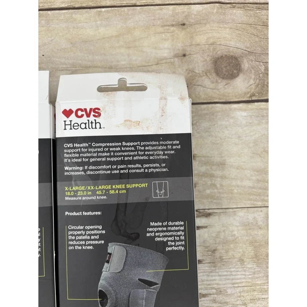 CVS Health Xl Xxl , Moderate Support, KNEE, Active Compression Support, 2‎